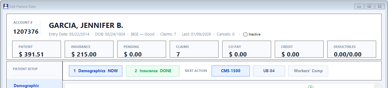 Claim Types CMS-1500 UB-04 Workers Comp